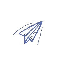 Paperplane Click Sticker