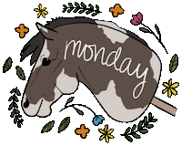 Monday Hobbyhorse Sticker