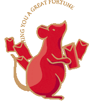 New Year Good Luck Sticker by AMOREPACFIC