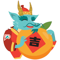 Happy New Year Fortune Sticker by Passionationco
