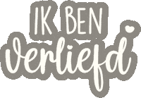 Liefhangoortje verliefd ikhouterwelvan liefhangoortje cadeauvanhout Sticker