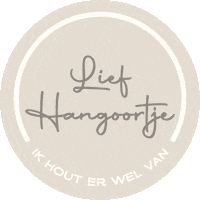 Liefhangoortje logo liefhangoortje ikhouterwelvan liefhangoortjeikhouterwelvan Sticker