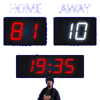 10 Away Sticker