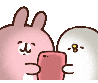 Happy うさぎ Sticker by Kanahei