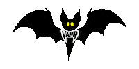 Vampire Bat Halloween Sticker by VAMP