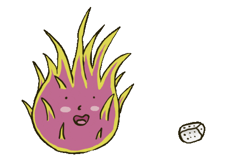 Dragon Fruit Sticker by cypru55