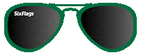 Sun Sunglasses Sticker by Six Flags