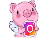 Instagram Pig Sticker