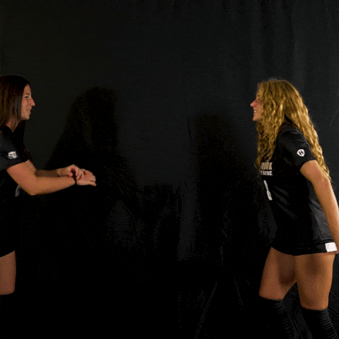 Soccer Chest Bump GIF by Purdue Fort Wayne Athletics