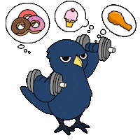 Hungry Workout Sticker by Ordinary Frends