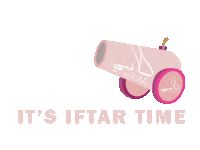 Ramadan Cannon Sticker by classyandfabb