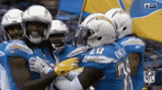 Celebrate Gang Gang GIF by Los Angeles Chargers