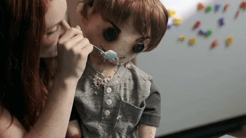 chucky dollmaker GIF by ALTER – The Best Horror Films