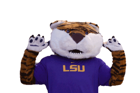 Happy Go Tigers Sticker by Louisiana State University