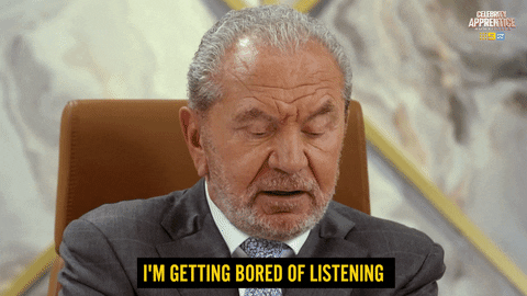 Bored React GIF by Celebrity Apprentice Australia