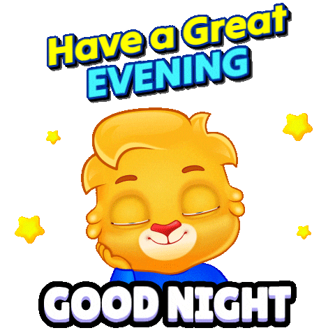 Good Night Sticker by Lucas and Friends by RV AppStudios