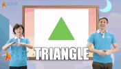 triangle alo7 english GIF by ALO7.com