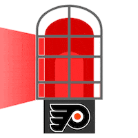 Flyers Goal Light Sticker by Philadelphia Flyers