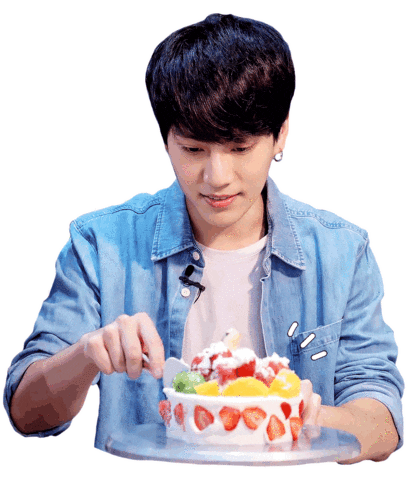 Boys Love Cake Sticker