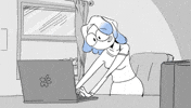 Work From Home Leaf GIF by CC0 Studios