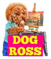 Bob Ross Art Sticker