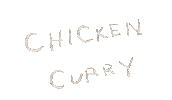 yumikawakana curry カレ chicken curry スパイス Sticker