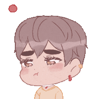 Pout Sticker