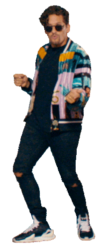 mau y ricky faldita Sticker by Leslie Shaw
