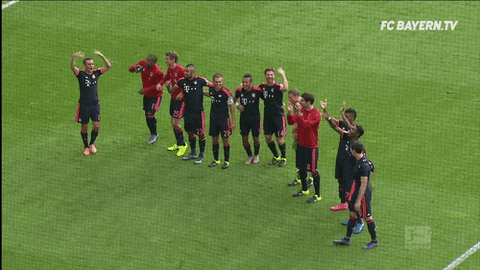 celebrate good times GIF by FC Bayern Munich