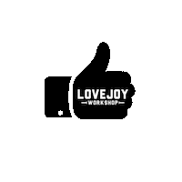 lovejoyworkshop love like thumbs up diy Sticker