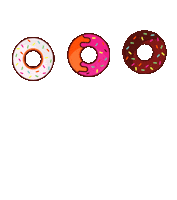 StudioGrizzly animation colorful studio donuts Sticker