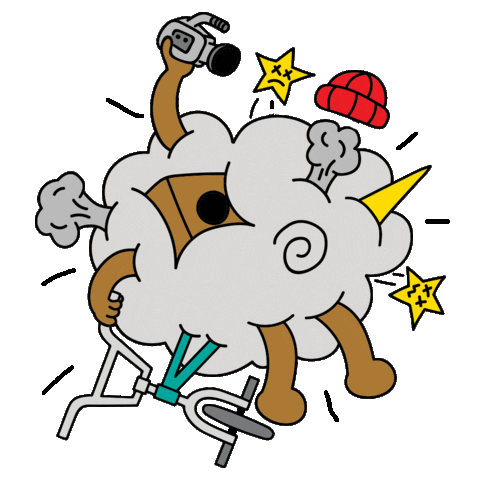 film smoke Sticker by Boxpalm