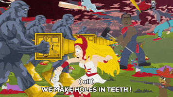 scared monsters GIF by South Park 