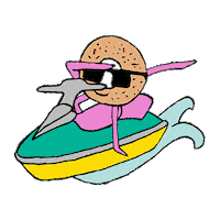 Summer Beach Sticker by Call Your Mother Deli