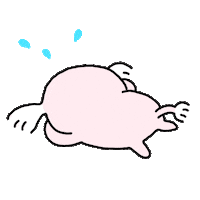 Kangsazang dog sad tears 눈물 Sticker