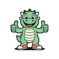 Dino Sticker by Nova Tennis Academy