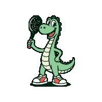 Dino Sticker by Nova Tennis Academy