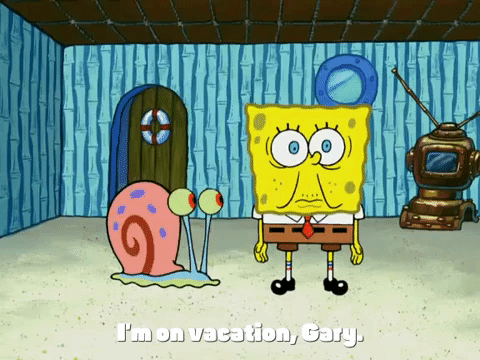 season 4 bummer vacation GIF by SpongeBob SquarePants