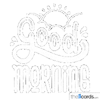 Monday Morning Sticker by TheEcards.com