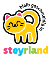 steyrland cat katze osterreich oo Sticker