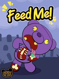 Hungry Feed Me GIF by DeddyBears