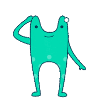 Embarrassed Frog Sticker by Hahow.in