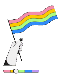 Gay Pride Love Sticker by Wix