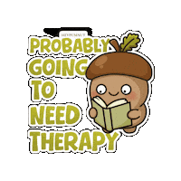 Mood Bookworm Sticker
