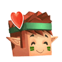 BoomLand love hearts hoc boomland Sticker