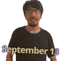 September 13 Sticker
