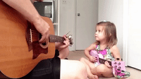 Daddy and Daughter Pen Cute Song About an Old Man Snoring
