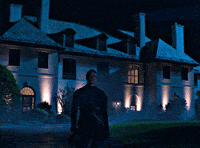 Walking Away Bullseye GIF