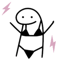 gabipatidesign sun doodle fofo tan Sticker