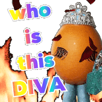 BaddieEgg wow queen diva iconic Sticker